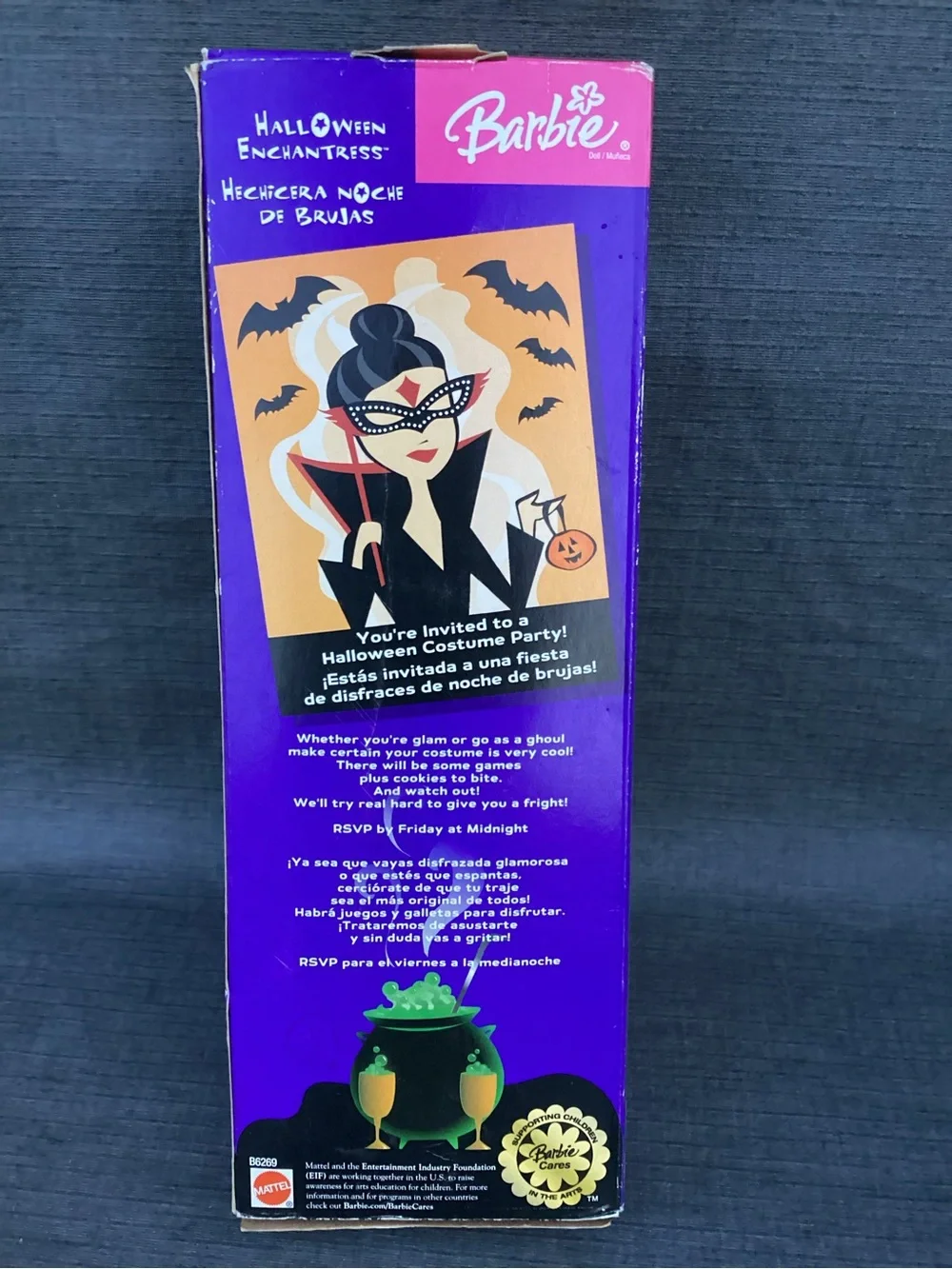 Mattel Barbie Halloween Enchantress Doll 2003, Model #B6269 New in Box